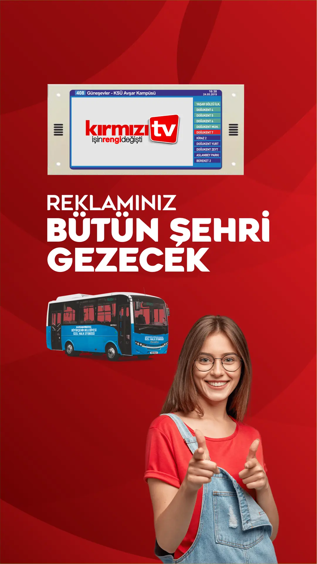 Reklamınız Bütün Şehri Gezecek